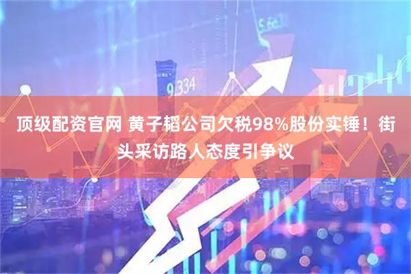 顶级配资官网 黄子韬公司欠税98%股份实锤！街头采访路人态度引争议
